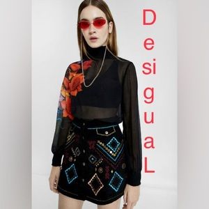 💃🇪🇸 New Desigual Spain skirt size 8